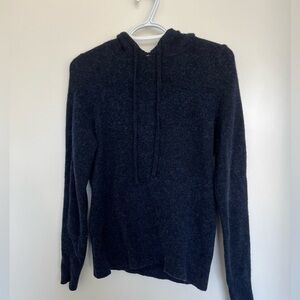 Banana Republic, Cozy Navy Hooded Sweater, XS